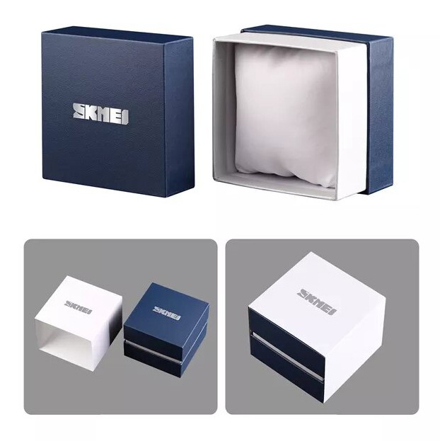 Коробочка Skmei Square Blue-White Box