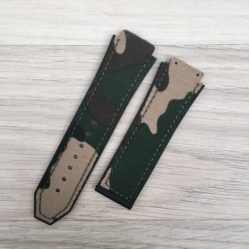 Ремешок Hublot 26/22 Military- Light Green