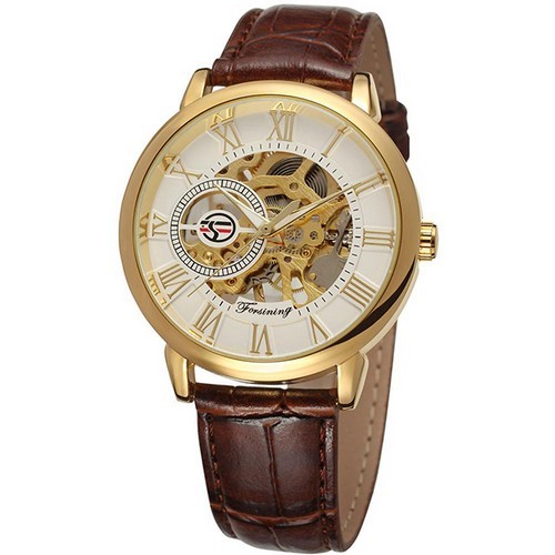 Forsining 8099 Brown-Gold-White
