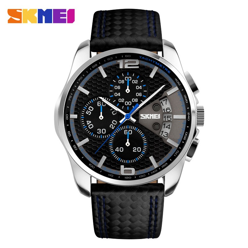 Skmei 9106BU Silver-Black-Blue