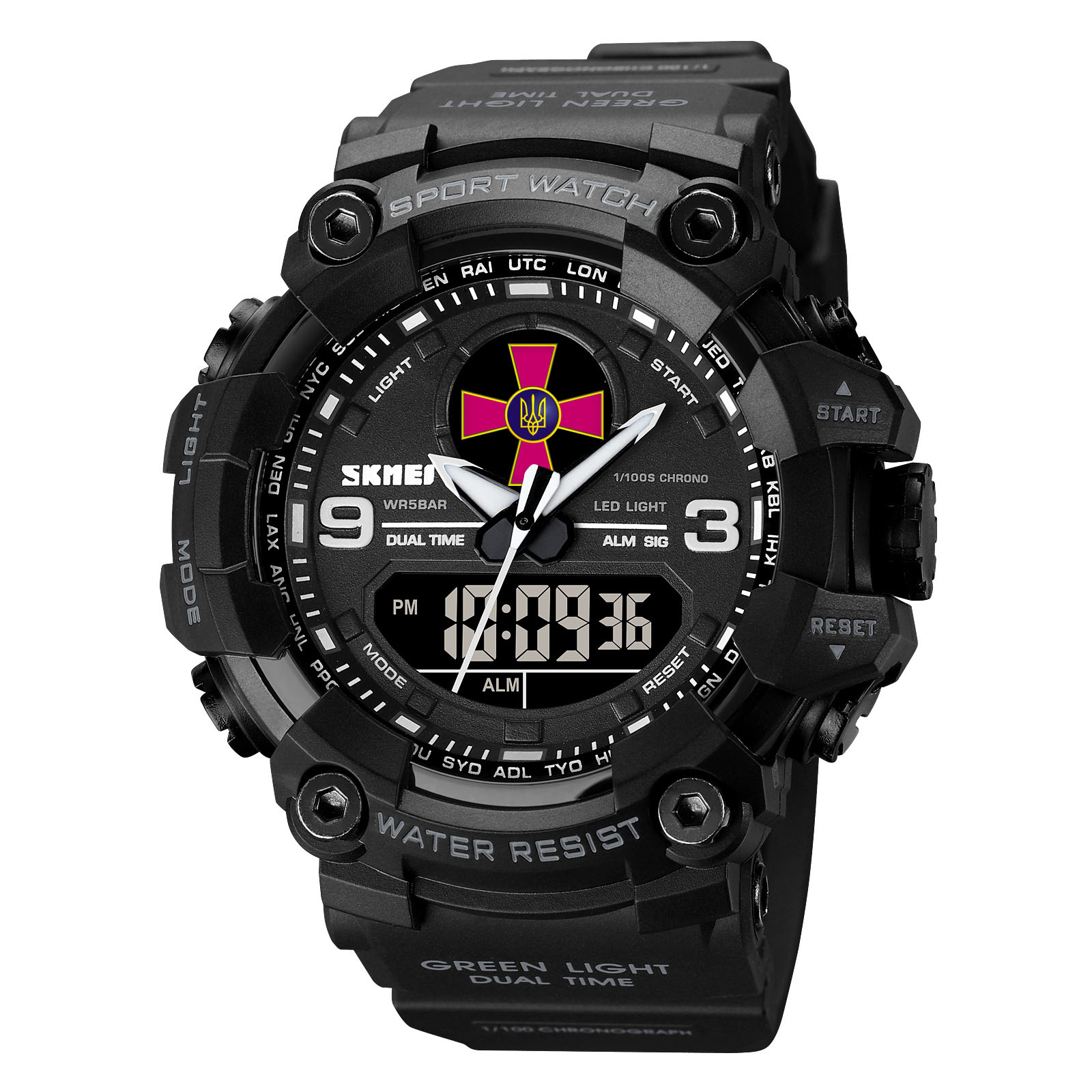 Skmei 1818BKUA Black Tactic UA