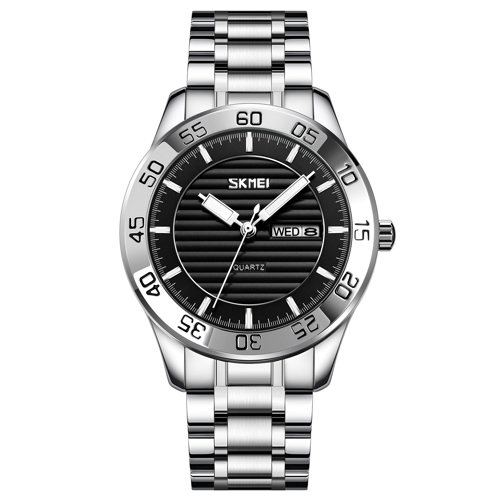 Skmei 9293SIBKBK Silver-Black