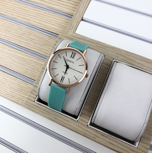 Geneva Silicone Lightly Blue-Gold-White