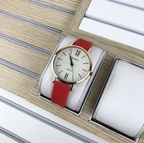 Geneva Silicone Red-Gold-White