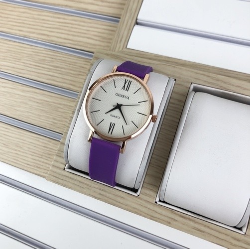 Geneva Silicone Violet-Gold-White
