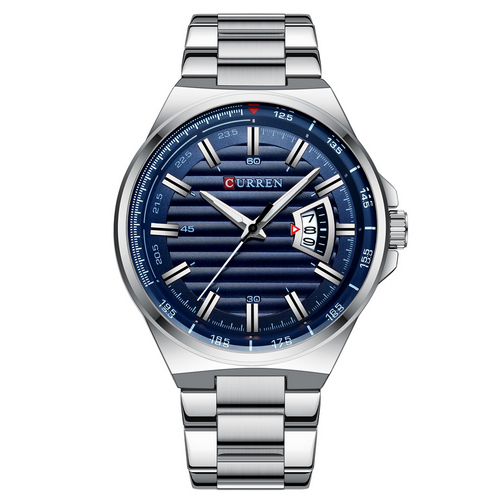 Curren 8375 Silver-Blue