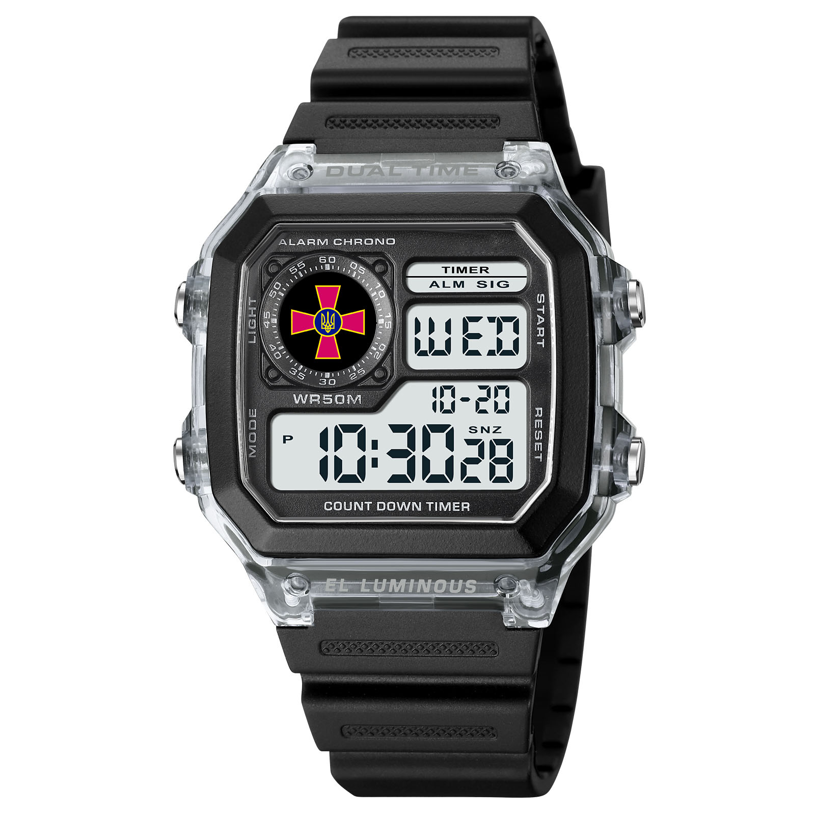 Skmei 009BKSI Black-Silver ЗСУ + Box