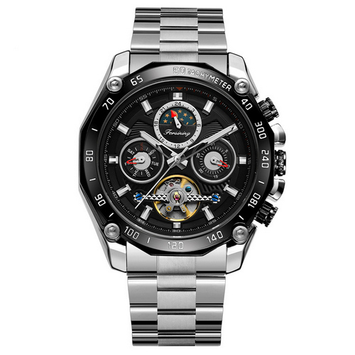Forsining 6913 Silver-Black